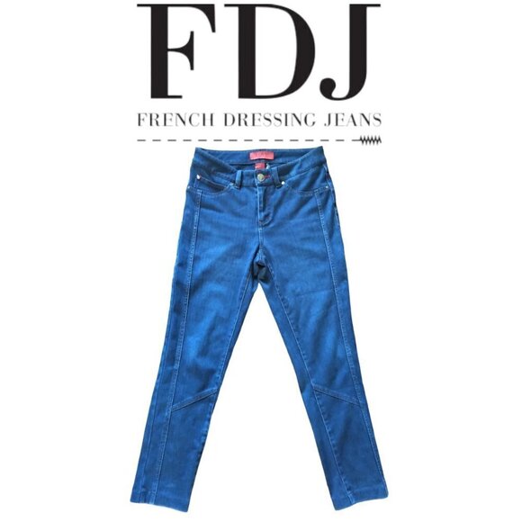 🐞FDJ French Dressing Jeans 🇨🇦 wmn's Kylie Slim-leg LOVE Premium Denim Jeans - Picture 1 of 16